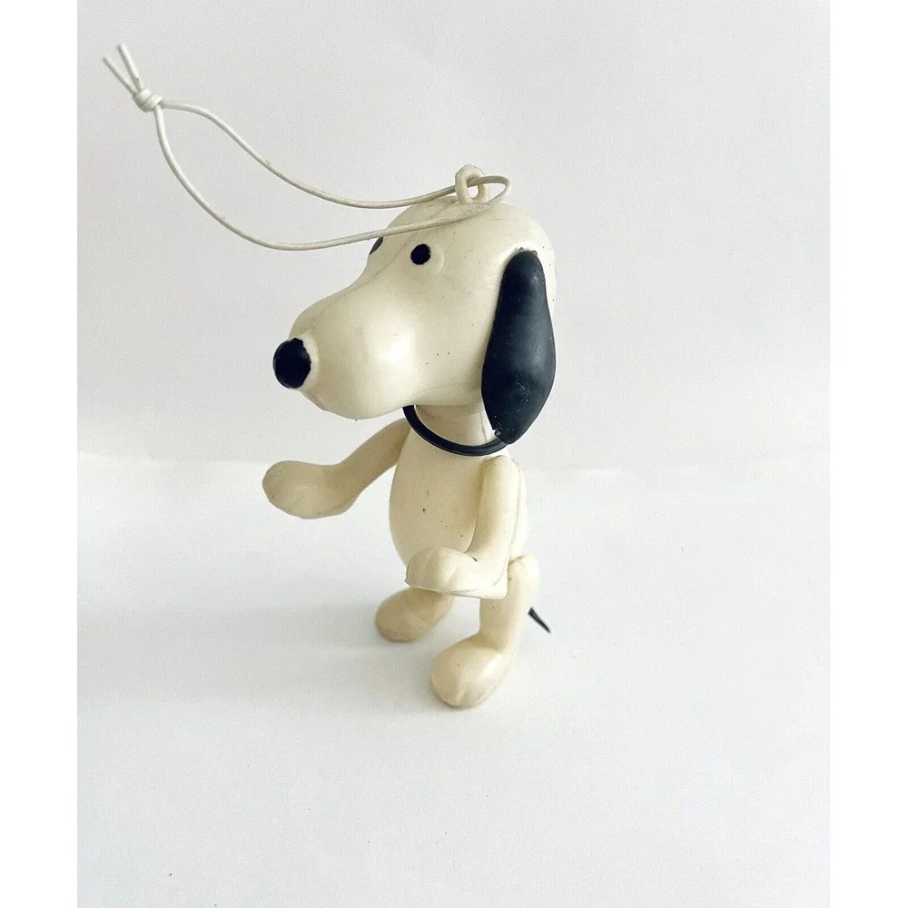 Vintage‎ SNOOPY Ornament 1970s Peanuts Plastic Christmas Tree Blow Mold